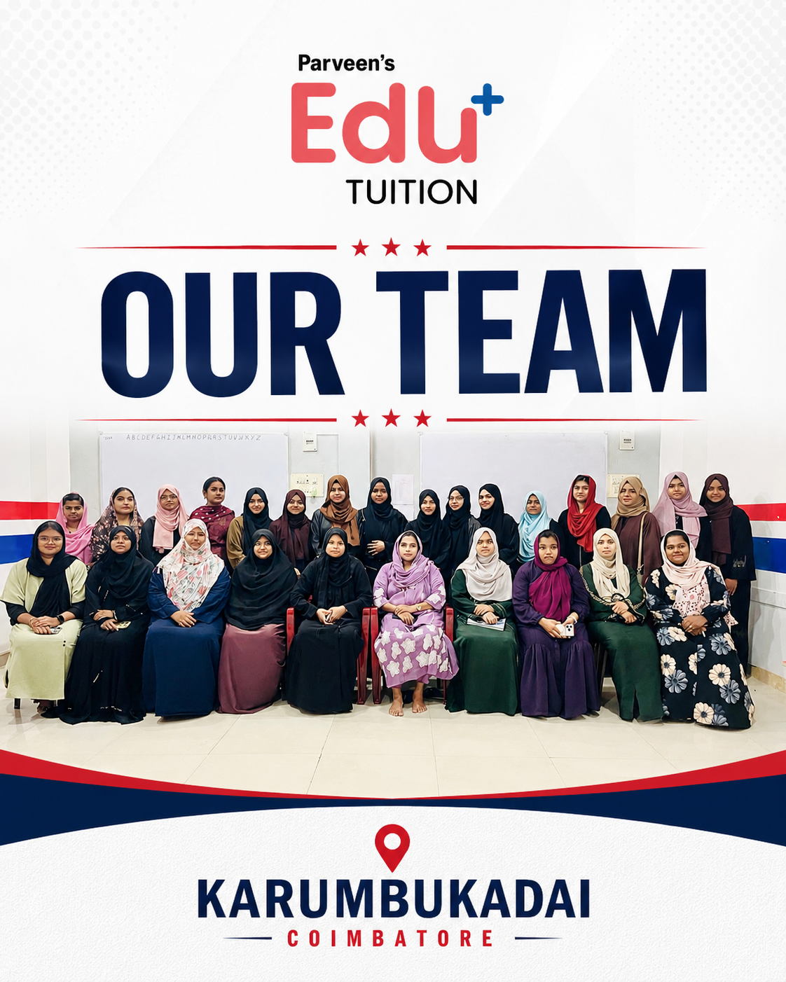 Teaching team of Parveen's EDU PLUS Tuition, Karumbukkadai